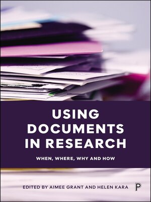 cover image of Using Documents in Research